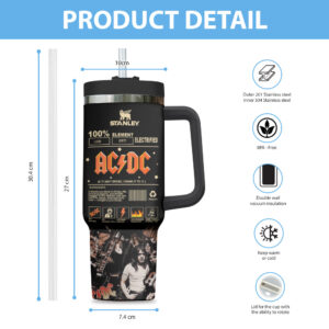 Rock Music 40oz Stanley Tumbler - TANTN 12130