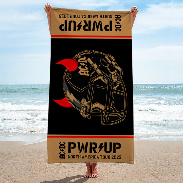 Rock Music Rectangle Beach Towel - TANTN 11988