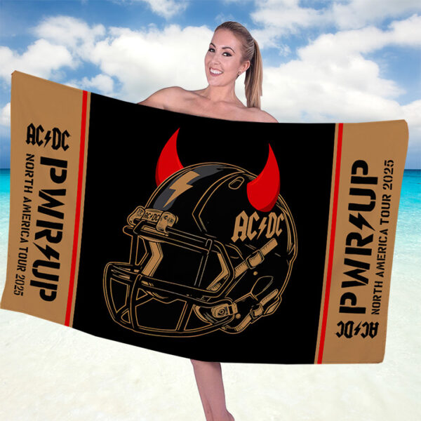 Rock Music Rectangle Beach Towel - TANTN 11988