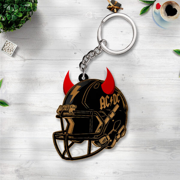 Rock Music Custom Shape 2-sided Keychain - TANTN 11972