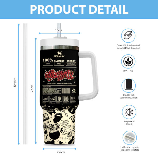 Aerosmith 40oz Stanley Tumbler - TANTN 12090