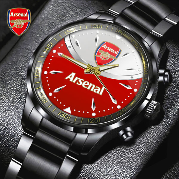 Arsenal Black Stainless Steel Watch - TANTN 12299