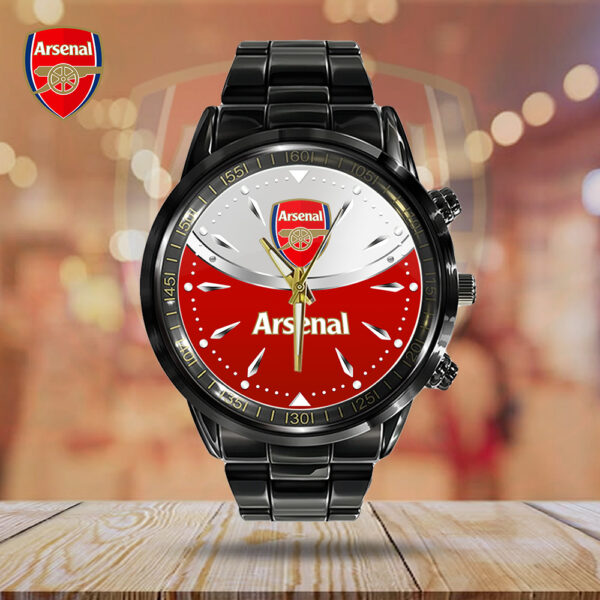 Arsenal Black Stainless Steel Watch - TANTN 12299
