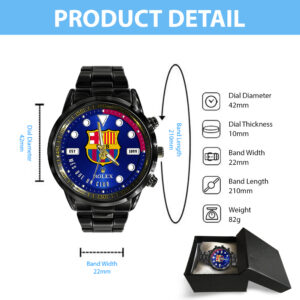FC Barcelona x Rolex Black Stainless Steel Watch - MAITM 10856