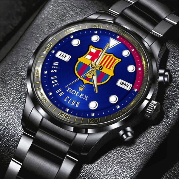 FC Barcelona x Rolex Black Stainless Steel Watch - MAITM 10856