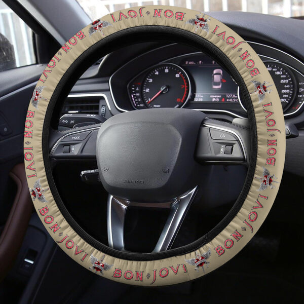 Bon Jovi Steering Wheel Cover - MAITM 10482