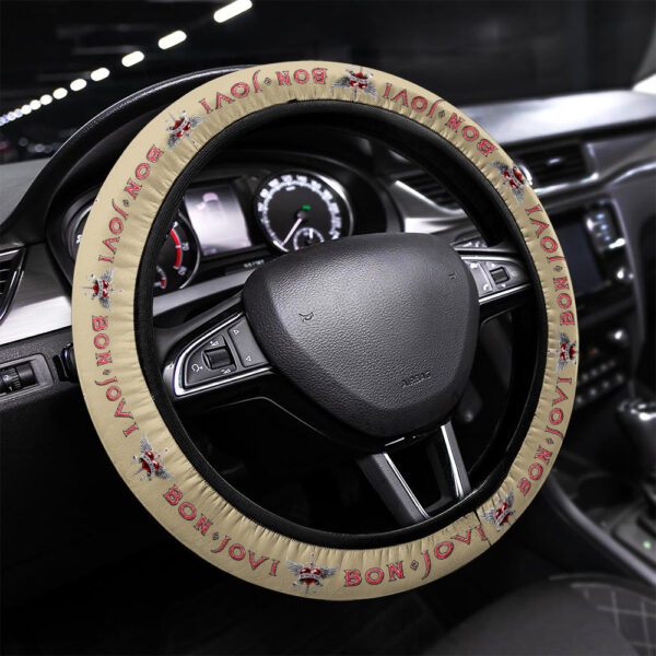 Bon Jovi Steering Wheel Cover - MAITM 10482
