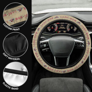 Bon Jovi Steering Wheel Cover - MAITM 10482