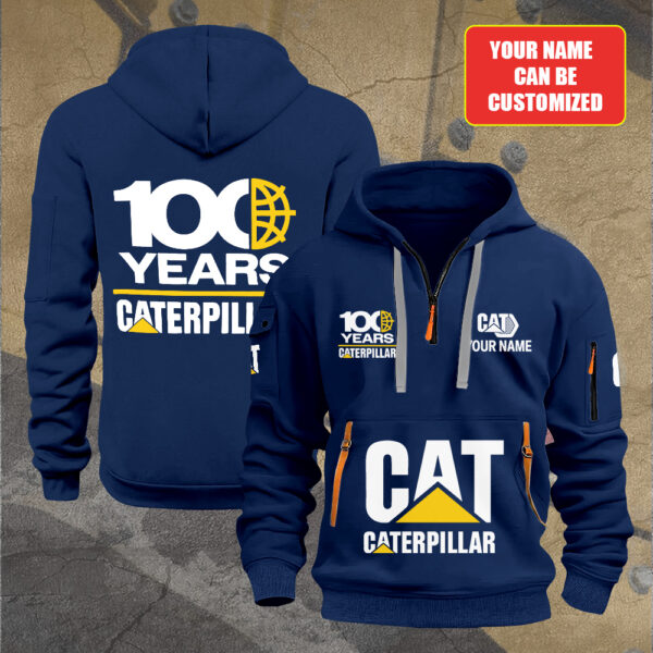 Personalized Caterpillar 2D Quarter Zip Hoodie - TANTN 12290