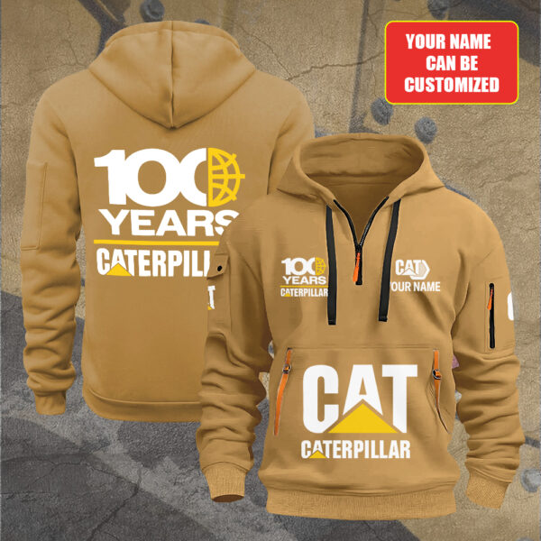 Personalized Caterpillar 2D Quarter Zip Hoodie - TANTN 12290