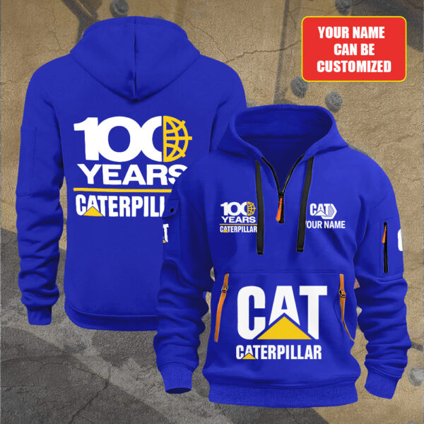 Personalized Caterpillar 2D Quarter Zip Hoodie - TANTN 12290