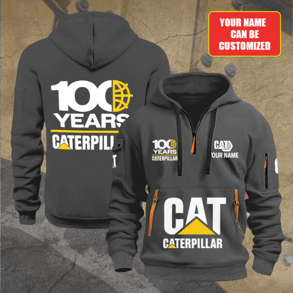 Personalized Caterpillar 2D Quarter Zip Hoodie - TANTN 12290