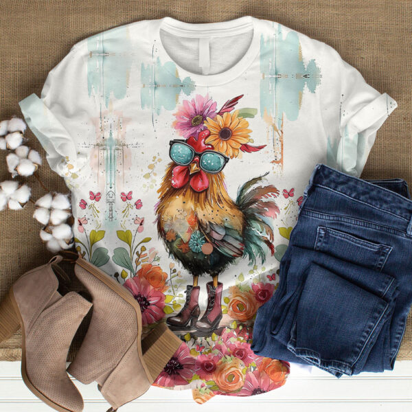 Chicken 3D T-Shirt - VANDH 4414