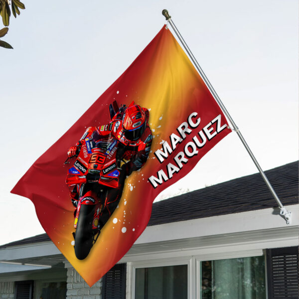Ducati Lenovo Team x Marc Marquez 3D House Flag - HOATT 9747