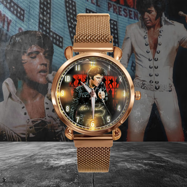 Elvis Presley Mesh Strap Quartz Watch - MAITM 10599