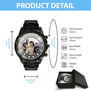 Elvis Presley Black Stainless Steel Watch - TANTN 12260