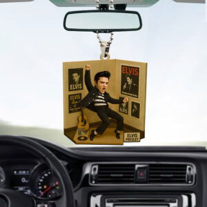 Elvis Presley Custom Shape 1-sided Acrylic Car Ornament - GNE NEW172