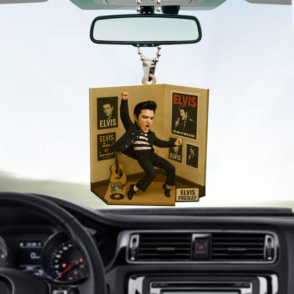 Elvis Presley Custom Shape 1-sided Acrylic Car Ornament - GNE NEW172