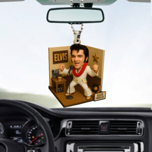 Elvis Presley Custom Shape 1-sided Acrylic Car Ornament - GNE NEW175