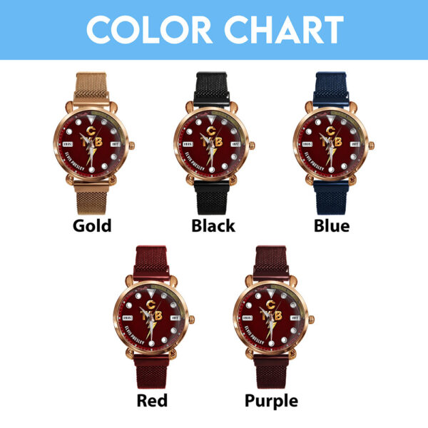 Elvis Presley Mesh Strap Quartz Watch - HOATT 9748