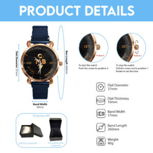 Elvis Presley Mesh Strap Quartz Watch - HOATT 9749