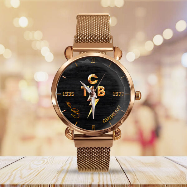 Elvis Presley Mesh Strap Quartz Watch - HOATT 9749