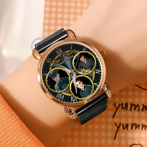 Elvis Presley Mesh Strap Quartz Watch - HOATT 9773