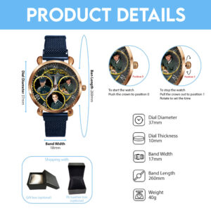 Elvis Presley Mesh Strap Quartz Watch - HOATT 9773