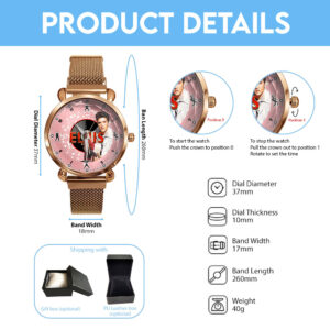 Elvis Presley Mesh Strap Quartz Watch - MAITM 10617