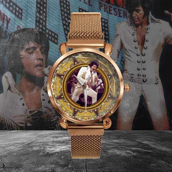 Elvis Presley Mesh Strap Quartz Watch - MAITM 10623
