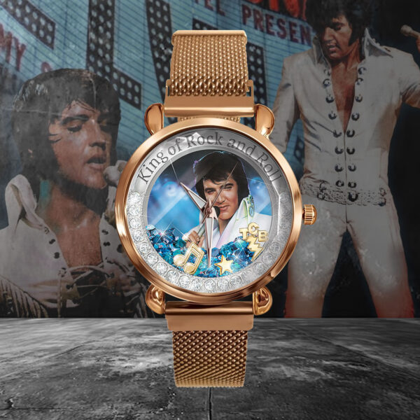 Elvis Presley Mesh Strap Quartz Watch - MAITM 10624