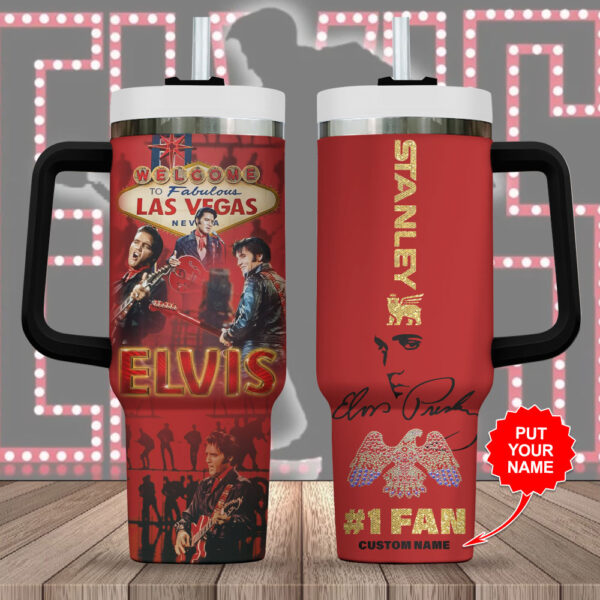 Personalized Elvis Presley 40oz Stanley Tumbler - MAITM 10835