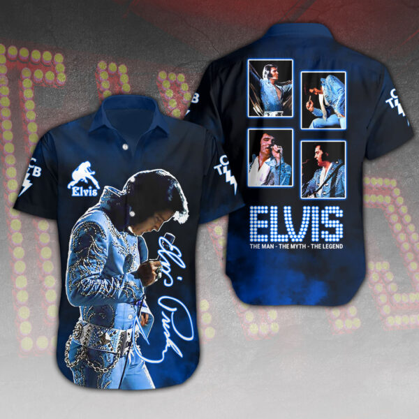 Elvis Presley Short Sleeve Dress Shirt – HOATT 10002.1