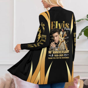 Elvis Presley Women's Patch Pocket Cardigan - MAITM 10529