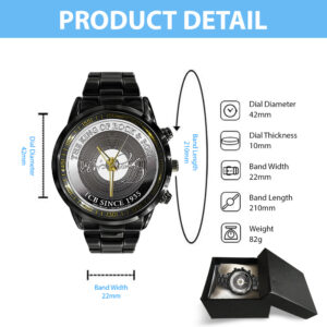 Elvis Presley Black Stainless Steel Watch - TANTN 12261