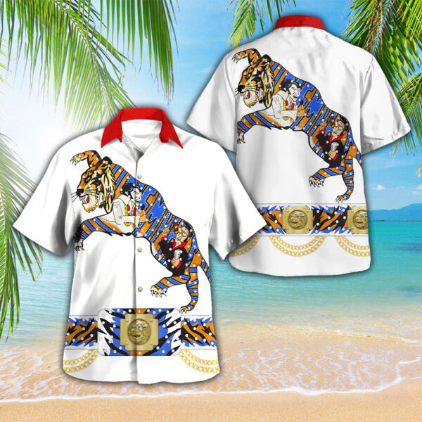 Elvis Presley 3D Hawaiian Shirt Shorts - HOATT 9612