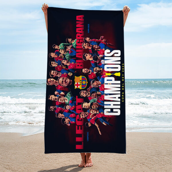 FC Barcelona Rectangle Beach Towel - GNE 3268