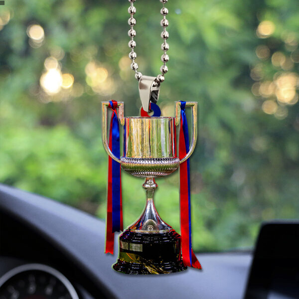 FC Barcelona Custom Shape 2-sided Acrylic Car Ornament - GNE 3264