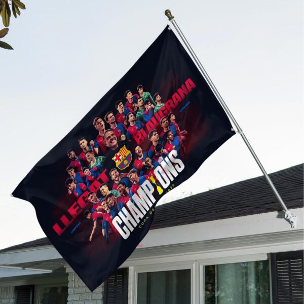FC Barcelona 3D House Flag - GNE 3269