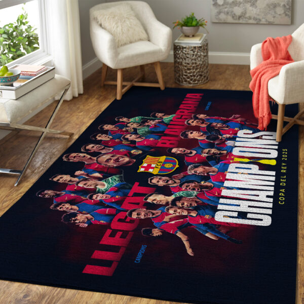 FC Barcelona Rectangular Rug - GNE 3267