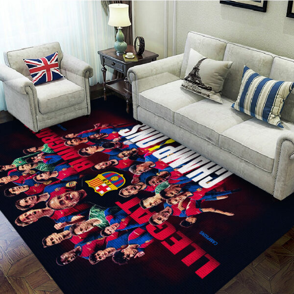 FC Barcelona Rectangular Rug - GNE 3267