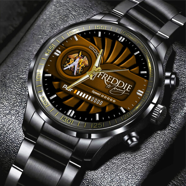 Freddie Mercury Black Stainless Steel Watch - MAITM 10533