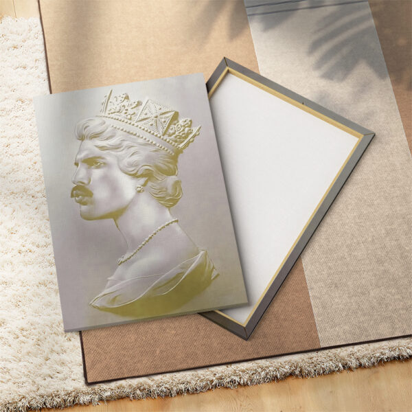 Freddie Mercury Rectangle Canvas With Inner Frame - MAITM 10539