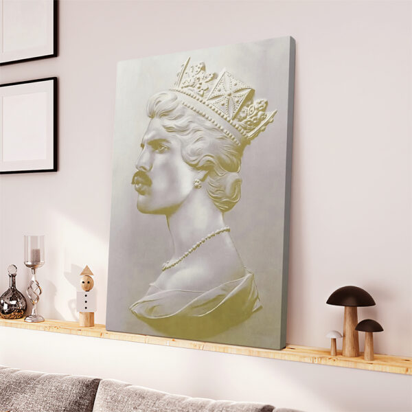 Freddie Mercury Rectangle Canvas With Inner Frame - MAITM 10539