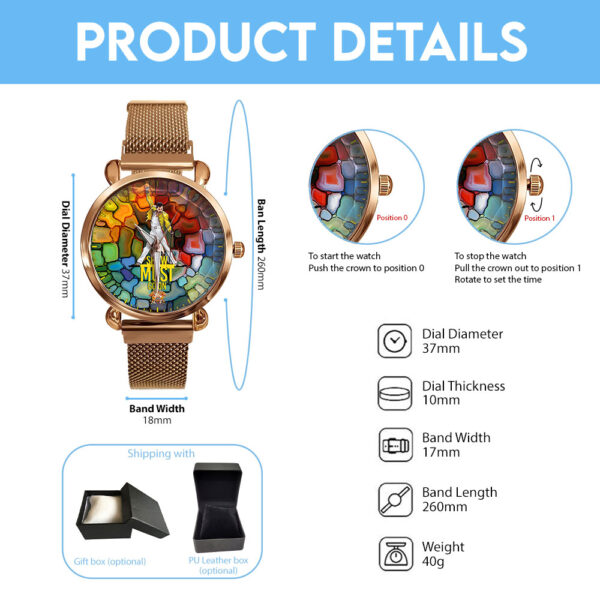 Freddie Mercury Mesh Strap Quartz Watch - MAITM 10627
