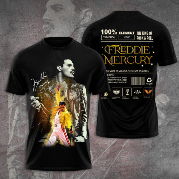 Freddie Mercury 3D Apparel - TANTN 12080