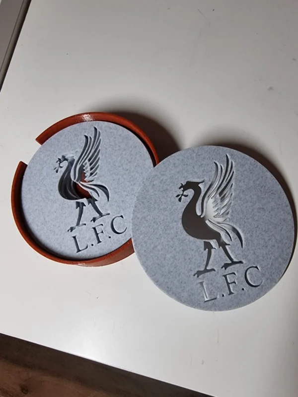 Liverpool FC 3D Printed Coasters 6PCS Set - GNE DROP587