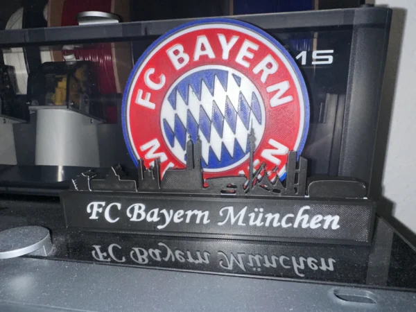 FC Bayern München 3D Printed Skyline Display - GNE DROP593
