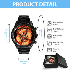 MET Band Black Stainless Steel Watch - GNE NEW133