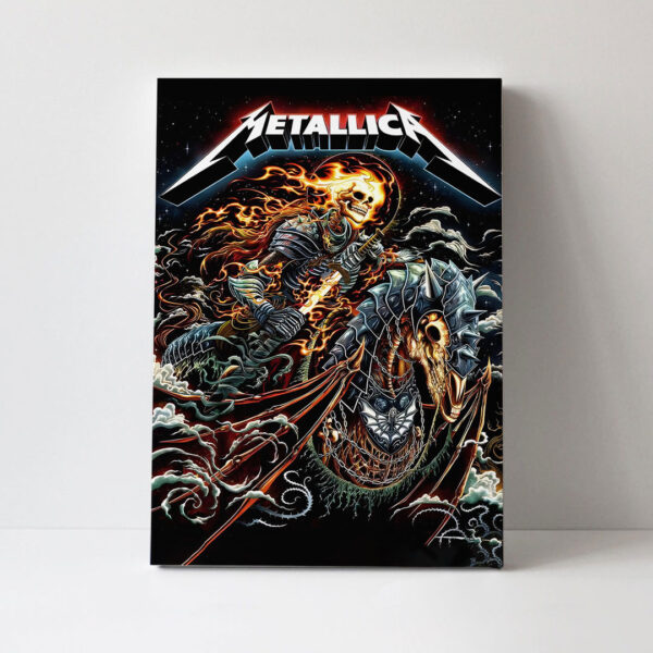 MET Band Rectangle Canvas With Inner Frame - GNE NEW135